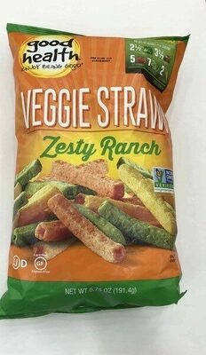 Zesty Ranch Veggie Straws Potato And Vegetable Snack, Zesty Ranch