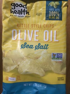 Sea Salt Olive Oil Kettle Style Chips, Sea Salt Olive Oil