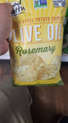 Rosemary Olive Oil Kettle Style Chips, Rosemary Olive Oil