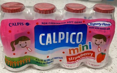 Strawberry Flavored Mini Non-Carbonated Beverage, Strawberry