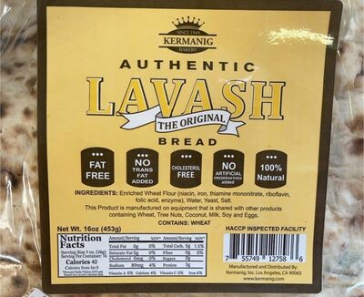 Lavash Bread, Lavash