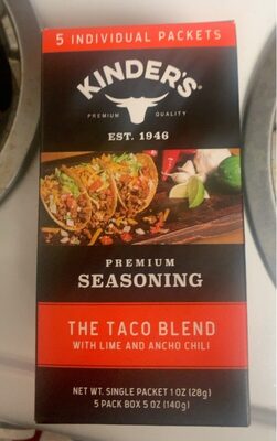 The Taco Blend With Lime And Ancho Chili Premium Seasoning, The Taco Blend With Lime And Ancho Chili