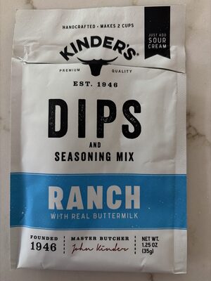 Ranch Dips And Seasoning Mix, Ranch