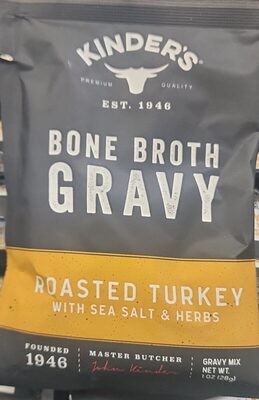 Roasted Turkey With Sea Salt & Herbs Bone Broth Gravy Mix, Turkey