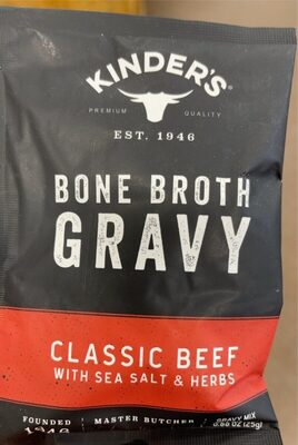 Classic Beef With Sea Salt & Herbs Bone Broth Gravy Mix, Beef