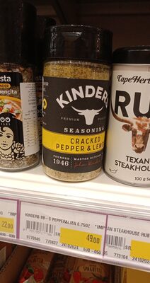 Cracked Pepper & Lemon Premium Seasoning, Cracked Pepper & Lemon