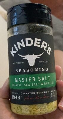 Master Salt (Garlic, Sea Salt & Butter), Master Salt