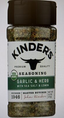 Garlic & Herb With Sea Salt & Lemon Seasoning, Garlic & Herb With Sea Salt & Lemon