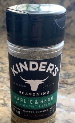 Garlic & Herb With Sea Salt & Lemon Seasoning, Garlic & Herb With Sea Salt & Lemon