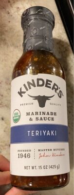 Teriyaki With Sesame & Ginger Organic Marinade & Sauce, Teriyaki With Sesame & Ginger