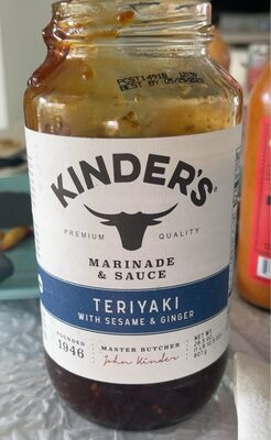 Teriyaki With Sesame & Ginger Marinade & Sauce, Teriyaki
