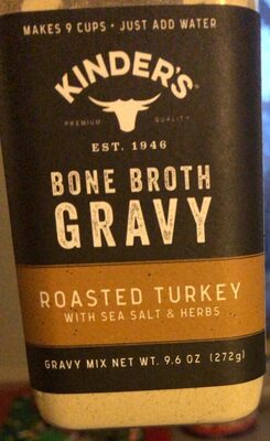 Roasted Turkey Bone Broth Gravy Mix, Roasted Turkey