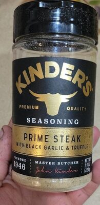 Seasoning Prime Steak With Black Garlic & Truffle, Seasoning