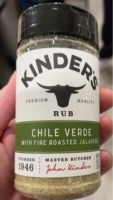 Chile Verde With Fire Roasted Jalapeno Rub