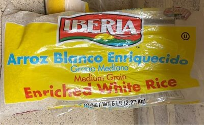 White Medium Grain Enriched Rice, White