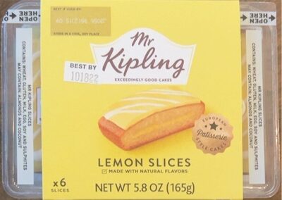 Lemon Slices European Style Cakes, Lemon