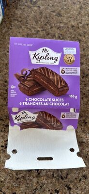 Chocolate Sponge Cake Slices