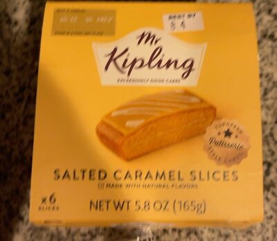 Mr Kipling Salted Caramel Slices, 6 Count, 5.8 Oz
