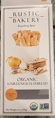 Everything Spice Organic Sourdough Flatbread, Everything Spice