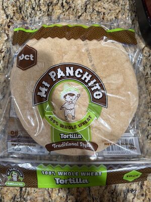 Traditional Style 100% Whole Wheat Tortilla