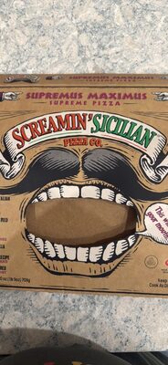 Supremus Maximus Italian Sausage, Pepperoni, Green & Red Peppers, Onions, Black Olives Supreme Pizza, Supremus Maximus