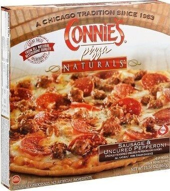 Sausage & Uncured Pepperoni Classic Thin Crust Pizza, Sausage & Uncured Pepperoni