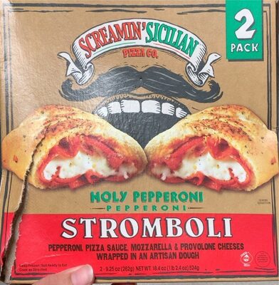 Holy Pepperoni Pepperoni, Pizza Sauce, Mozzarella & Provolone Cheeses Wrapped In An Artisan Dough Stromboli, Holy Pepperoni