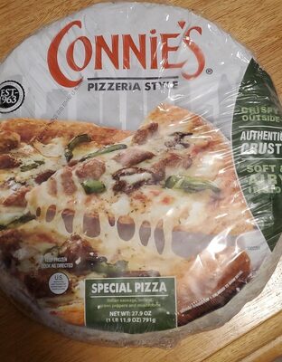 Pizzeria Style Italian Sausage, Onions Green Peppers And Mushrooms Special Pizza, Pizzeria Style
