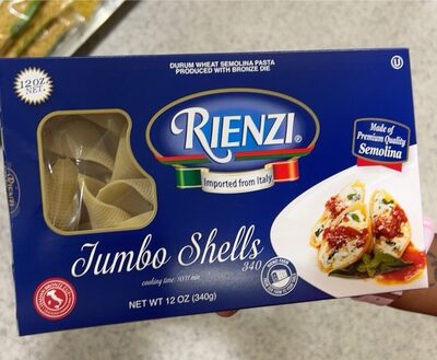 Jumbo Shells 340 Pasta