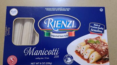 Manicotti 226 Pasta