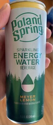 Meyer Lemon Flavor Sparkling Energy Water Beverage , Meyer Lemon