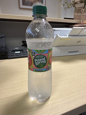 Natural Sparkling Spring Water, Raspberry Lime
