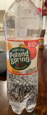 Orange Mango Flavor Sparkling Spring Water, Orange; Mango