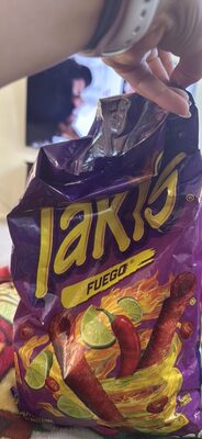 Fuego Hot Chili Pepper & Lime Flavored Tortilla Chips, Fuego