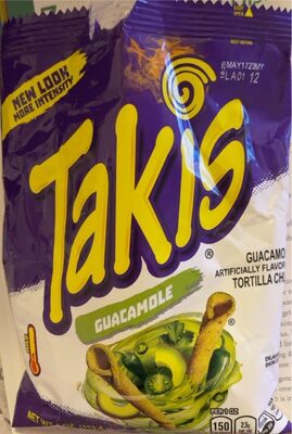 Guacamole Flavored Tortilla Chips, Guacamole