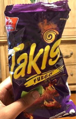 Fuego Hot Chili Pepper & Lime Flavored Tortilla Chips, Fuego