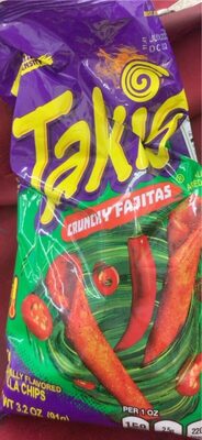 Mild Crunchy Fajitas Flavored Tortilla Chips, Mild Crunchy Fajitas