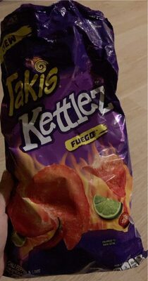 Fuego Hot Chili Pepper & Lime Flavored Potato Chips, Fuego