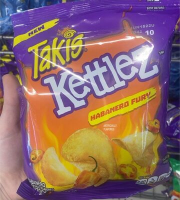 Habanero Fury Flavored Potato Chips, Habanero Fury