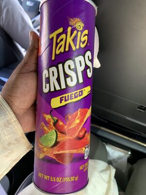 Fuego Hot Chili Pepper & Lime Flavored Potato Crisps, Fuego