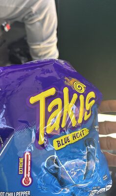 Blue Heat Hot Chili Pepper Tortilla Chips, Hot Chili Pepper