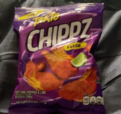 Hot Chili Pepper & Lime Potato Chips, Hot Chili Pepper; Lime