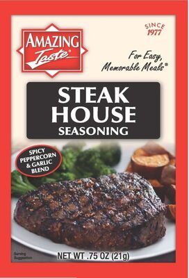 Spicy Peppercorn & Garlic Blend Steak House Seasoning, Spicy Peppercorn & Garlic Blend