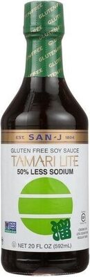 Tamari Lite 50% Less Sodium Gluten Free Soy Sauce, Tamari Lite