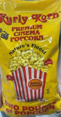 Buttery Flavored Premium Cinema Popcorn, Buttery
