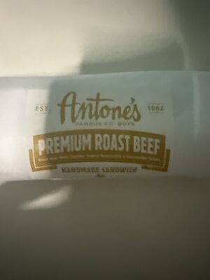 Premium Roast Beef, Sharp White Cheddar & Creamy Horseradish Sandwich, Premium Roast Beef