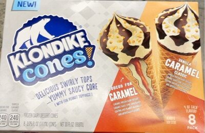 Coocoo For Caramel & Vanilla Caramel Frozen Dairy Dessert Cone