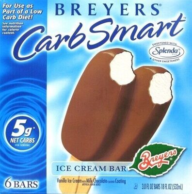 Vanilla Frozen Dairy Dessert Bars, Vanilla