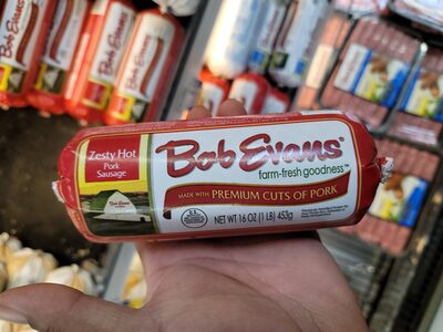 Zesty Hot Pork Sausage, Zesty Hot