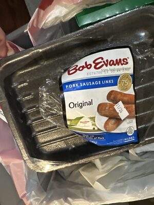 Bob Evans, Pork Sausage Links, Original, Original
